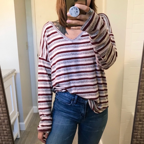American Eagle Outfitters Tops - American Eagle Striped Long Sleeve